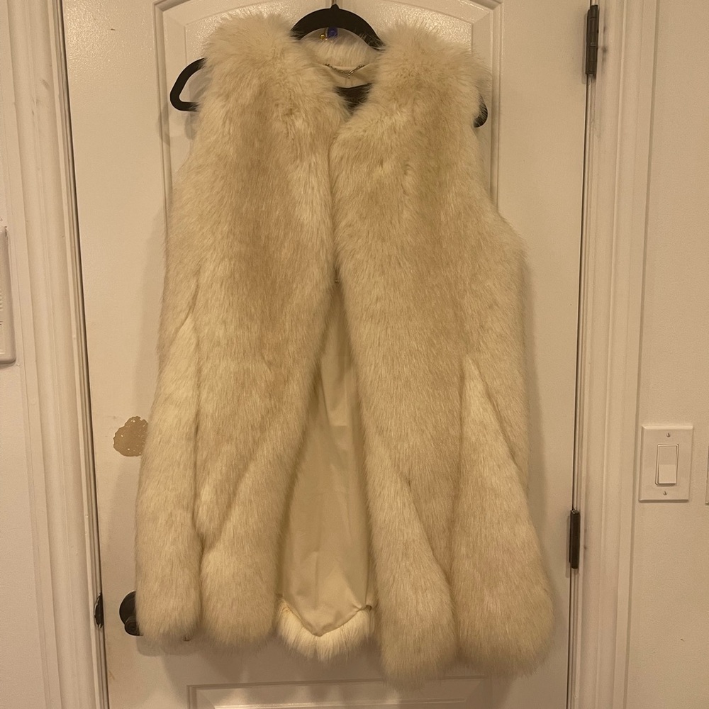 BCBG Fur Vest